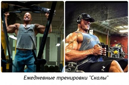 A megfelelő táplálkozás és a testmozgás által Dwayne „The Rock” Johnson, információs portál Ukrajna