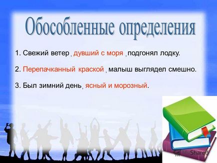 Презентація на тему відокремлені поширені непоширених визначення додатки