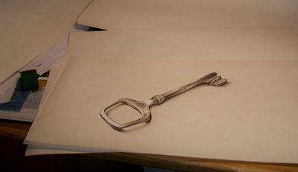 Példák 3D rajzokat ceruzával