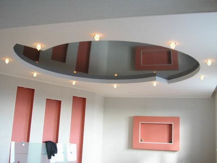 Coridor - proiectarea plafonului de ghips - exemple, solutii, fotografii