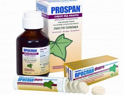 Prospan üzemeltetési utasítás - használati Prospan tabletta - gyógyszerek