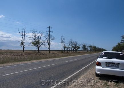 Utazás a Krím autóval egyedül - jelentés