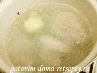 Rice leves csirkehússal, lépésről lépésre recept fotók
