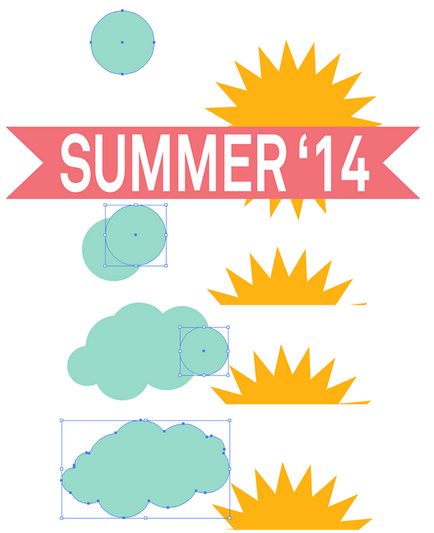 Малюємо значки на літню тематику в adobe illustrator