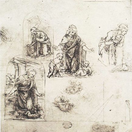 Rajzok és vázlatok Leonardo - artrue