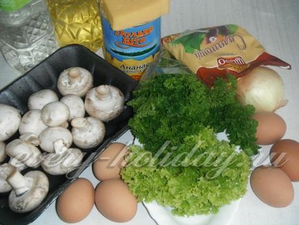 Salata de ciuperci și ananas - musetel