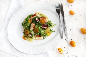 Salată cu pui și kumquats, portalul cel mai delicios al RuNet