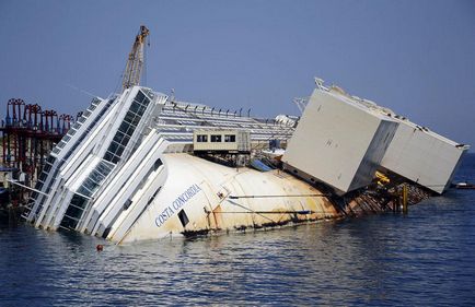 Cea mai costisitoare operațiune din istoria creșterii liniei Costa Concordia - știri în fotografii