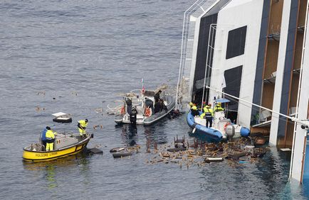 Cea mai costisitoare operațiune din istoria creșterii liniei Costa Concordia - știri în fotografii