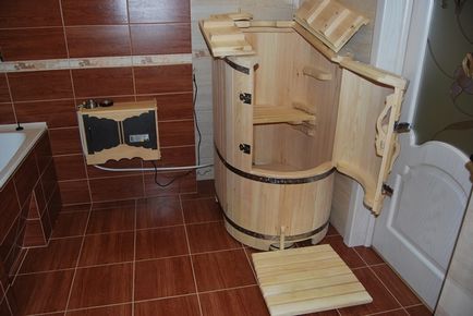 Sauna în apartament cu propriile proiecte de mâini, fotografii, vederi, cum să faceți