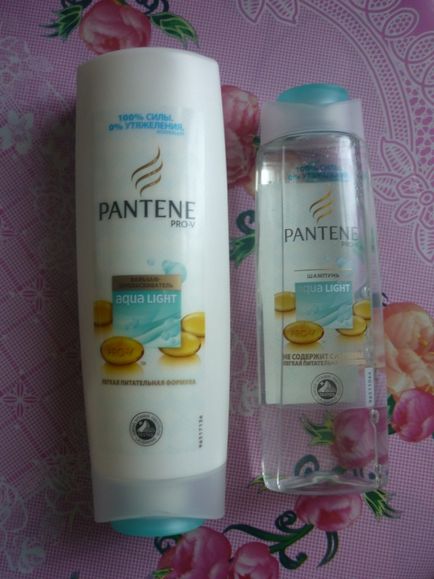 Șampon și balm-conditioner pantene pro-v aqua light - decizia neașteptată a vechiului meu