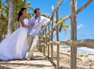 Szimbolikus esküvői a Dominikai Köztársaságban