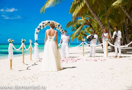 Nunți simbolice în Republica Dominicană - organizare și cost, 