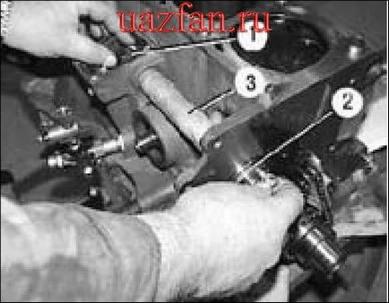 Зняття ремонт і установка проміжного вала, ремонт двигуна