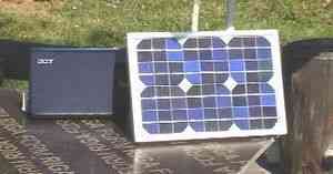 Acumulator solare pentru calculator