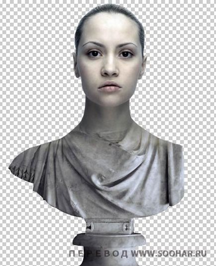 Crearea sculpturii grecești din fotografii în photoshop, soohar - lecții pe graficele Photoshop 3d și