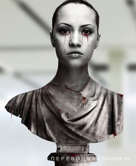 Létrehozása egy görög szobor a fotók Photoshop, soohar - órák Photoshop és 3D grafika