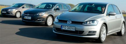 Test comparativ - opel astra, ford focus și golf volkswagen