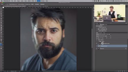 Стилізація портрета під ретро в photoshop