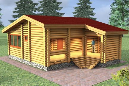 Будівництво дерев'яних будинків і бань з оциліндрованих колод в ЯНАО