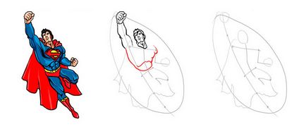 Супергерої як намалювати супермена