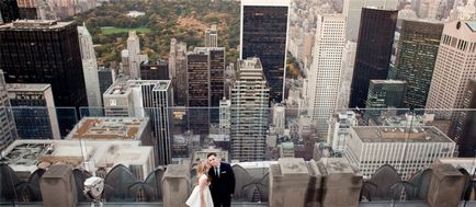 Nunta in SUA - pe platforma de observare Rockefeller Center din New York (4282 usd), surfari