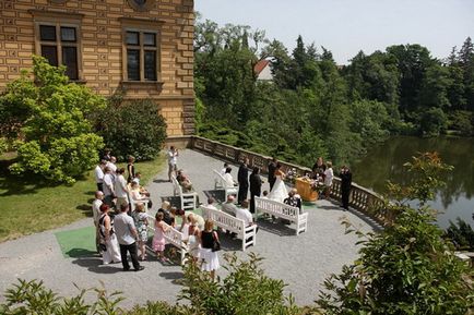 Az esküvő a kastélyban Pruhonice