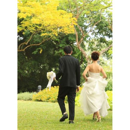 Esküvői séta útvonal, részletek, ötletek és megoldások fotókkal