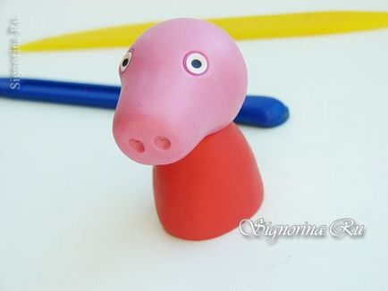 Minge peppa din plasticină cu lecția mea de mâini proprii pas cu pas cu fotografia