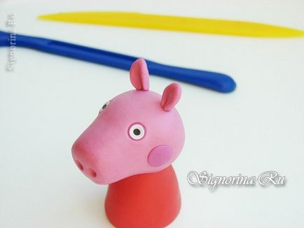 Peppa Pig agyag kezük lecke lépésről lépésre fotókkal