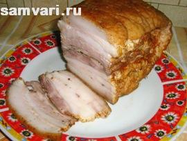 Porc de porc (podshevok) fiert