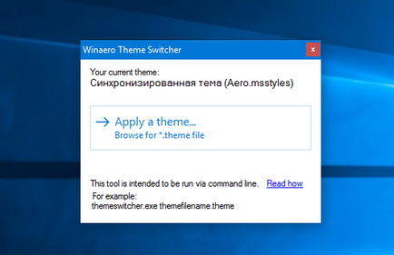 Theme switcher