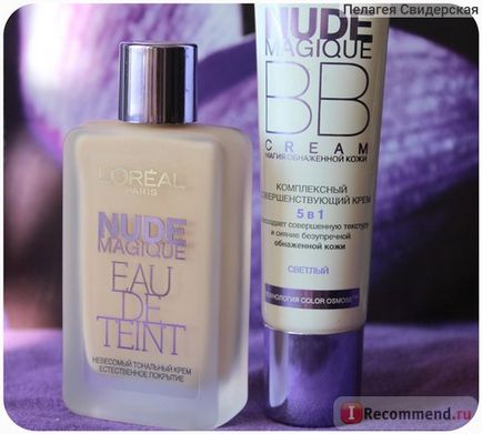 Тональний крем l oreal nude magique eau de teint - «- я оголошую вас міллю і млинцем! », Відгуки