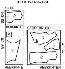 Top cu draperie-arc (model, diy)