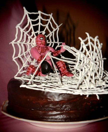 Торт людина павук поспішає рятувати світ покроковий рецепт з фотографіями