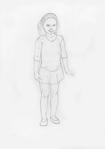 Învățați cum să desenați o figură a copilului