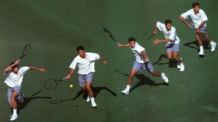 Suflați din partea dreaptă în marele tenis (forehand)