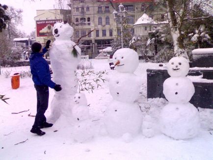 Прикраса саду до нового року своїми руками