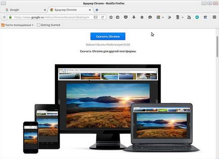 Установка браузера google chrome в xubuntu lts