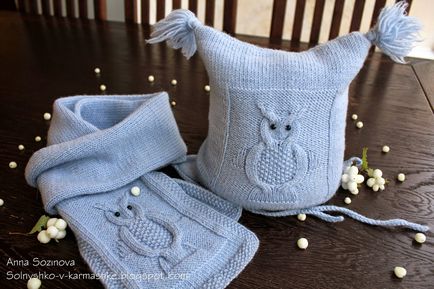 Pattern - owl - ace de tricotat învață să tricota un model simplu și interesant