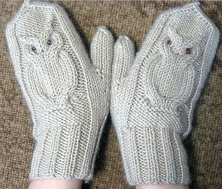 Pattern - owl - ace de tricotat învață să tricota un model simplu și interesant