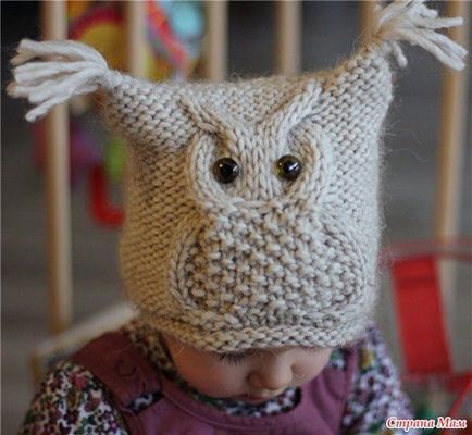 Pattern - owl - ace de tricotat învață să tricota un model simplu și interesant