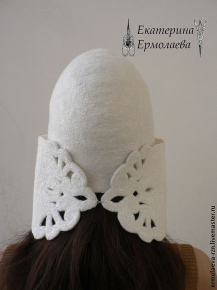 Валяємо стильну шапку-вушанку сніжна королева - ярмарок майстрів - ручна робота, handmade