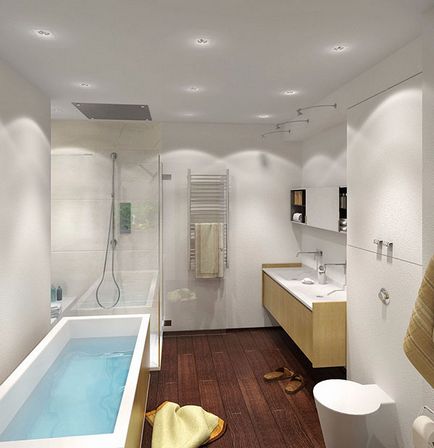Opțiuni de design baie cu cabină de duș, o selecție de interioare foto și idei de design