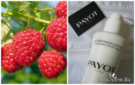 Berry zmeură și acid hialuronic - curățați pielea și întineri - lapte de lapte payot micelar