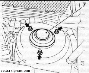 Înlocuirea balustradului din față opel vector vector, opel vectra