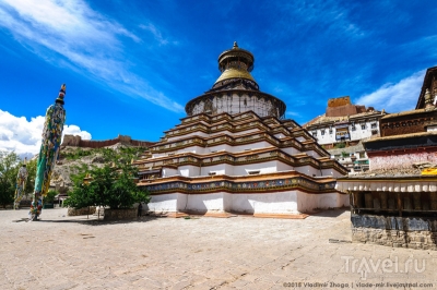 Megjegyzi, hogy a világ tetején (Gyantse kolostor Pelkor Chhode) Megjegyzi, hogy a világ tetején