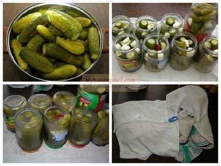 Pickle castraveți pentru rețete populare de iarnă cu fotografii