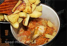 Печеня з курки по-домашньому - рецепт з покроковими фото