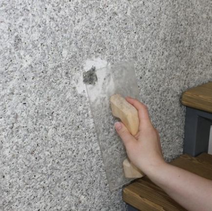 Folyékony tapéta a fürdőszobában fotó (tapéta) Folyékony tapéta a fürdőszobában fotó